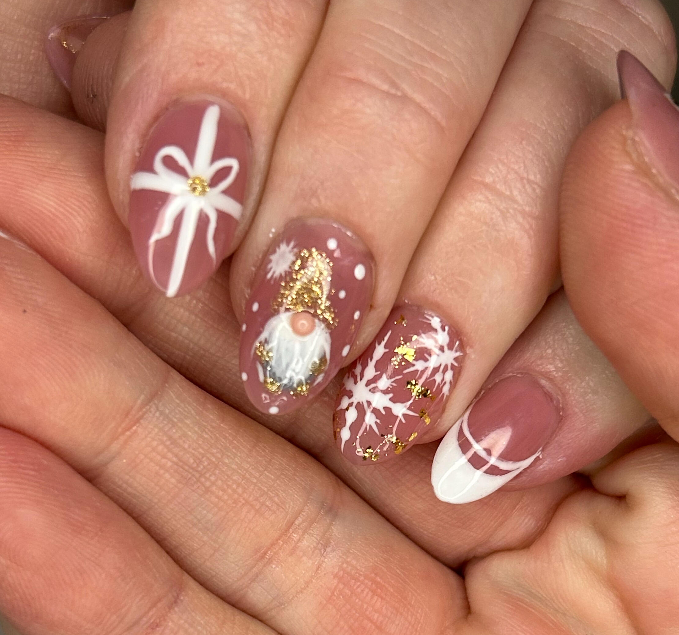 Christmas Gel-x nails in port saint lucie, florida Christmas Gel-x nails in port saint lucie, florida